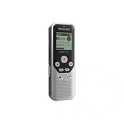Abbildung von Philips DVT1250 Digitales Diktiergerät (8 GB, One Touch Aufnahme, MicroSD slot, PC Anschluss)