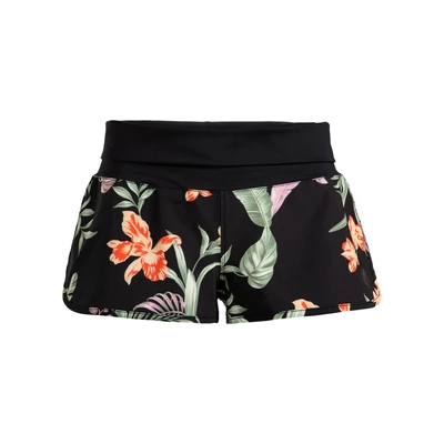 Abbildung von Roxy Endless Summer Printed Badeshorts, Damen, Größe: XS, Anthracite