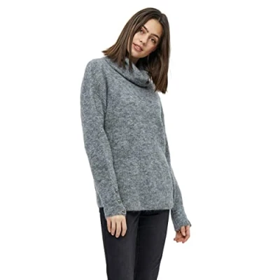Abbildung von DESIRES Damen Juna Rollkragen Grau Xs
