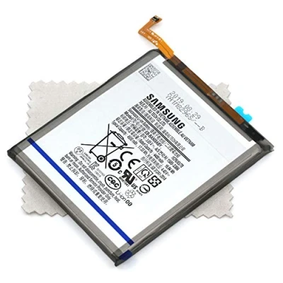 Abbildung von Akku für Samsung Original EB BA908ABY Galaxy A90 5G (A908B) mit mungoo Displayputztuch