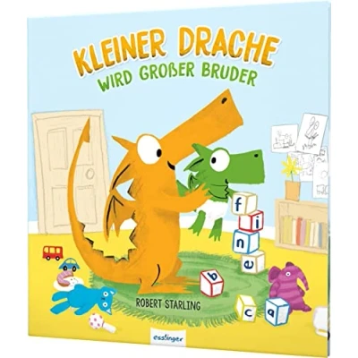 Abbildung von Kleiner Drache Finn: wird großer Bruder: Bilderbuch über Geschwister bekommen ab 3 Jahren