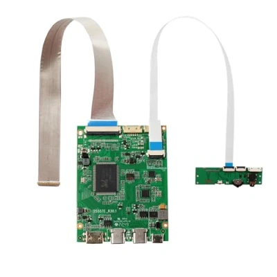 Abbildung von VSDISPLAY USB Typ C HDMI Controller Board 40 Pin für 15,6 Zoll 1920x1080 NV156FHM T10 B156HAK03.0 B156HAK02.0 EDP IPS LCD Bildschirm