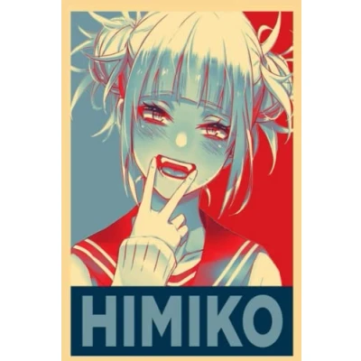 Abbildung von Himiko toga Notebook: Journal, Diary, 6x9 110 Pages, Lined College Ruled Paper