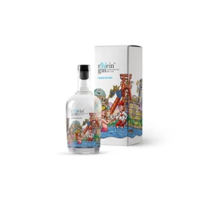 Abbildung von r[h]eingin Tilly Essen Edition mit hochwertiger Geschenkverpackung Handcrafted Dry Gin Hommage an die Stadt 500ml Einzelflasche 46% Vol. Geschenkidee für Liebhaber
