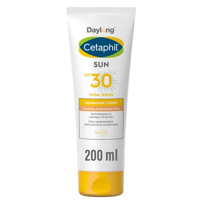 Abbildung von Cetaphil Sun Daylong SPF30 Liposomale Lotion Sonnenschutz, Damen, Größe: 200 ml, Zartgelb