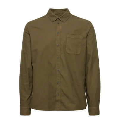 Abbildung von Blend BH Bugley Garment DYED Oxford Hemd, Herren, Größe: Small, Forest night