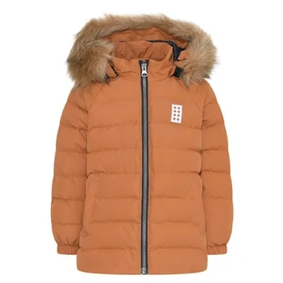 Abbildung von Lego Wear Mädchen Winterjacke mit Fake Fell 3.000 Wassersäule Atmungsaktiv Lwjenni 700 Jacke, 196, 74 EU