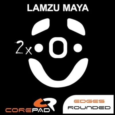 Abbildung von Corepad Skatez PRO 284 Ersatz Mausfüße kompatibel mit Lamzu Maya/Lamzu Maya 4K