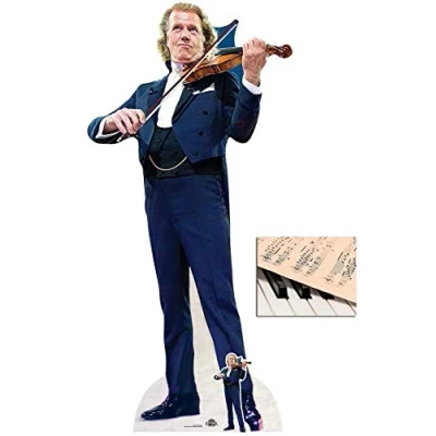 Abbildung von BundleZ 4 FanZ A. Rieu Lifesize Lebensgrosse und klein Pappfiguren/Stehplatzinhaber/Aufsteller Fan Pack, 190cm x 91cm Enthält 8X10 (25X20Cm) starfoto