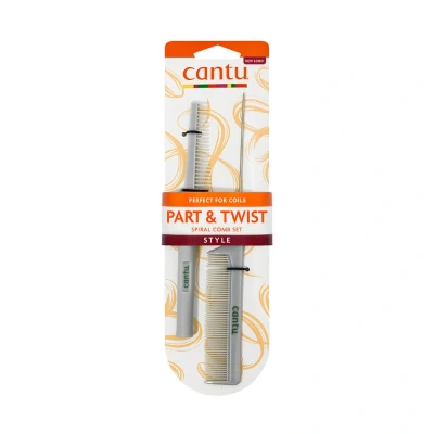 Abbildung von Cantu Spiral Style Part and Twist Comb 2Ct Pack