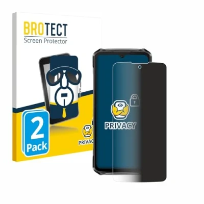 Abbildung von BROTECT (2 Stück Anti Spy Blickschutzfolie für Doogee S119 Privacy Screen Protector [Displayschutz Folie, Sichtschutz, Blaulichtfilter]