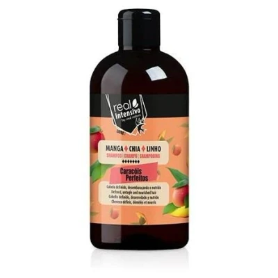 Abbildung von Real Natura Caracóis Perfeitos Shampoo, 300 ml, Definition und Pflege für lockiges Haar