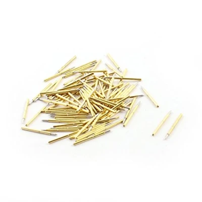 Abbildung von sourcing map 100Stk Federkontaktstifte Testing Pins 0,7mm Spitz zulaufend Spitze 16mm P75 B1 de