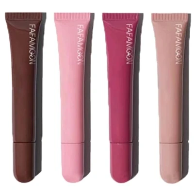 Abbildung von Sitovely Glänzender Aufpolsternder Lipgloss,Plumping Peptide Lip Gloss, Voluminöser Lippen Balsam,Nude Farben Glow Öl Jelly Lippenstift Lippenpflege Tierversuchsfreier Lippenfüller