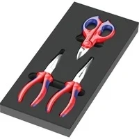 Abbildung von Wera 05150181001 9781 Schaumstoffeinlage, KNIPEX Zangen Set 2, 3 teilig