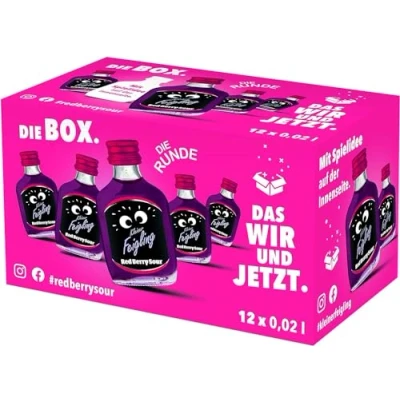 Abbildung von Kleiner Feigling Red Berry Sour 12 x 20ml Marken Spirituose Premium Likör