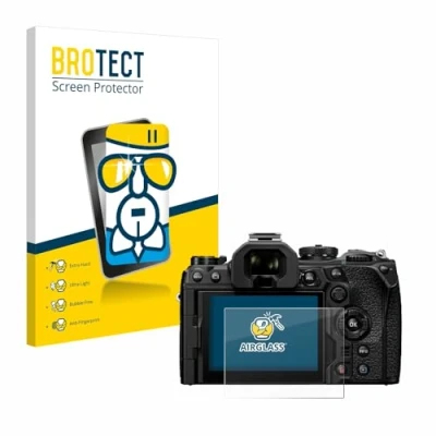 Abbildung von BROTECT Schutzglas für Olympus OM System 1 Mark II Schutzfolie Panzer Folie Glas [Extrem Kratzfest 9H, Anti Fingerprint, Ultra Transparent]