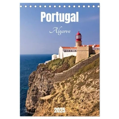 Abbildung von Portugal. Algarve (Tischkalender 2025 DIN A5 hoch), CALVENDO Monatskalender: Steilküsten, Landschaften, idyllische Ortschaften und weitere ... beeindruckenden Fotografien. (CALVENDO Orte)