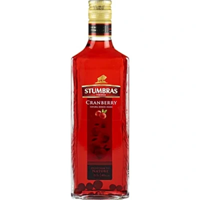Abbildung von Wodka Stumbras Cranberry żurawinowa 0,5L MoosbeerenWodka Flavoured Vodka, Aromatisierter 500 ml 40% Alkohol Geschenkidee 18+