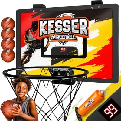 Abbildung von KESSER Basketballkorb, Tür Basketballkorb fürs Zimmer Büro Indoor Outdoor