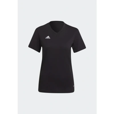 Abbildung von adidas Performance Entrada Tshirt basic, Damen, Größe: XXS, Black