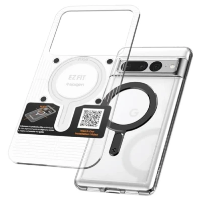 Abbildung von Spigen OneTap MagFit Magnetisches Ring (2024 Ver), Kabelloses Lade Konvertierungsset für MagSafe, Kompatibel mit iPhone 16 15 14 13 12 / Pixel 9 Pro XL Fold/Galaxy/Xiaomi Hülle Mattschwarz