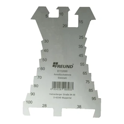 Abbildung von Freund Kratzscheibe 140 mm rostfrei