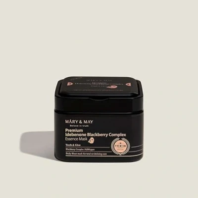 Abbildung von Mary &amp; May Premium Idebenon Blackberry Complex Essence Maske 20ea