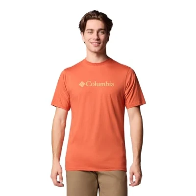 Abbildung von Columbia CSC Basic LOGO Short Sleeve Tshirt print, Herren, Größe: Medium, Tuscan