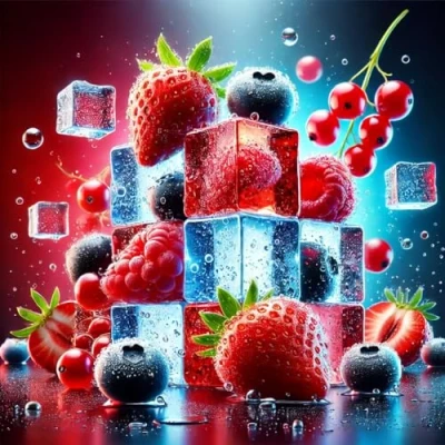Abbildung von Waldfrucht Ice Aroma Konzentrat Vegan Sasami 10ml