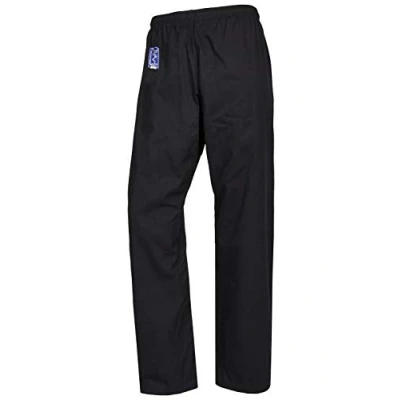 Abbildung von Bay Sports Defense Hose 12 Unzen 100% Baumwolle, verstärkte Knie, für SV, Krav MAGA, Judo, BJJ, Self Defence, Ju Jutsu, (190 XL)