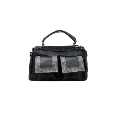 Abbildung von Dreimaster Handtasche Frauen schwarz