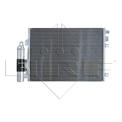Abbildung von NRF EASY FIT 35430 Klimakondensator mit Trockner, Dichtring 11,7 8,6 Aluminium 510 RENAULT: CLIO 2, Kangoo I