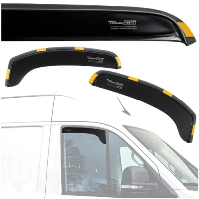Abbildung von HEKO Kompatibel mit Opel Vivaro 3 2014 2019 Seitenscheiben Windabweiser; Vorne; 2 Stk.; Regenabweiser, Windabweiser, Getönt, Stromlinienförmig; Einfache Montage; Schutz vor Wind und Regen