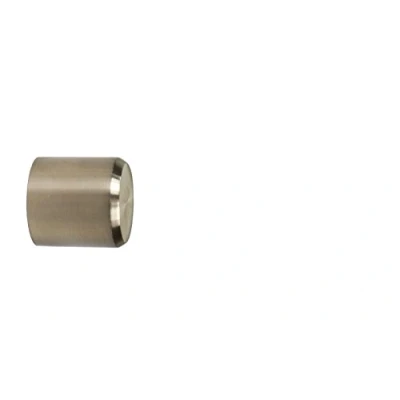 Abbildung von iso design Edelstahl Endstück Kappe für 20 mm Gardinenstangen Set 2
