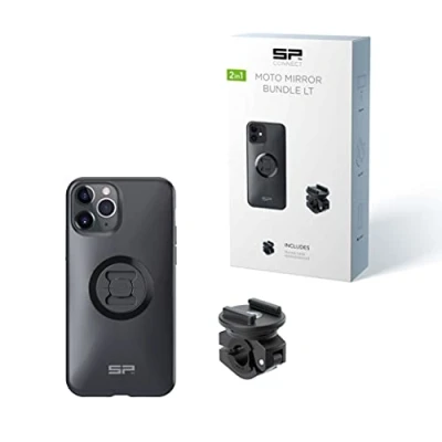 Abbildung von SP CONNECT Moto Mirror Bundle LT kompatibel mit iPhone 11 Pro/XS/X