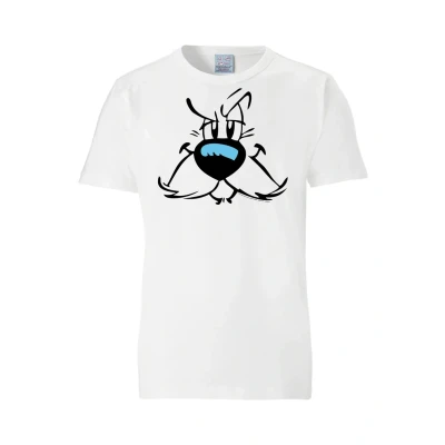 Abbildung von Logoshirt Idefix Faces Asterix Tshirt print, Herren, Größe: XS, Old white