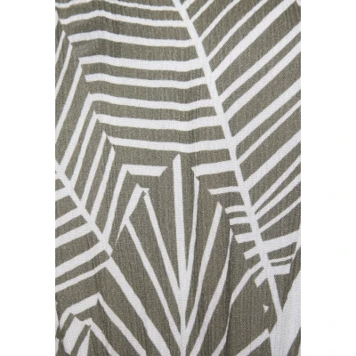 Abbildung von s.Oliver Strandaccessoire, Damen, Größe: 34, Khaki creme bedruckt