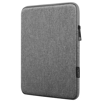 Abbildung von MoKo 7 8 Zoll Hülle für E Book Reader/Tablet, Sleeve Schutzhülle aus Polyester Tablet Tasche Kompatibel mit iPad Mini (6. Gen) 8.3&quot; 2021, 5/4/3/2/1, Tab A 8.0 Hell Grau