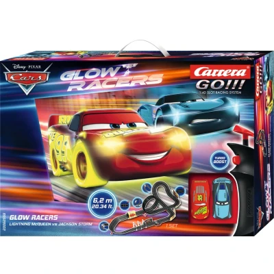 Abbildung von Carrera® Autorennbahn Carrera GO!!! Disney Pixar Cars Glow Racers (Streckenlänge 6,2 m)