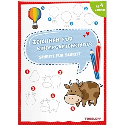 Abbildung von Zeichnen Für Kindergartenkinder. Schritt Schritt: Kinder ab 4 Jahren (Spielen &amp; Beschäftigen)