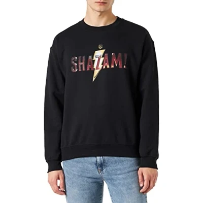 Abbildung von dc comics Herren Meshazmsw003 Sweatshirt, Schwarz, S