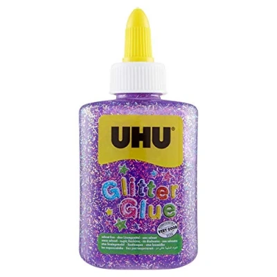 Abbildung von UHU Glitter Kleberflasche, 88,5 ml violett