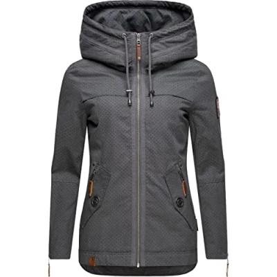 Abbildung von Navahoo Wekoo Parka, Damen, Größe: Medium, Antracite dots