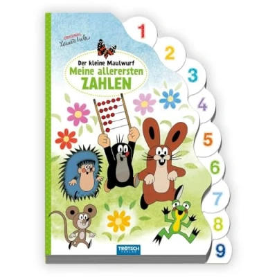 Abbildung von Trötsch Der kleine Maulwurf Pappbilderbuch mit Register Meine allerersten Zahlen: Entdeckerbuch Beschäftigungsbuch Spielbuch Bilderbuch