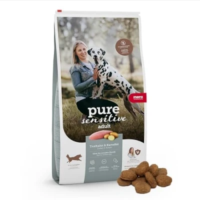 Abbildung von mera pure sensitive Hundefutter für Allergiker Truthahn &amp; Kartoffel 12,5kg
