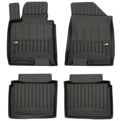 Abbildung von MOTOS Gummimatten Auto Fussmatte passend für Hyundai i40 2011 2019 Verbessern Sie Ihren Reisekomfort mit Antirutschmatte 3D Allwetter fußmatten Auto, Schutz vor Verschmutzung