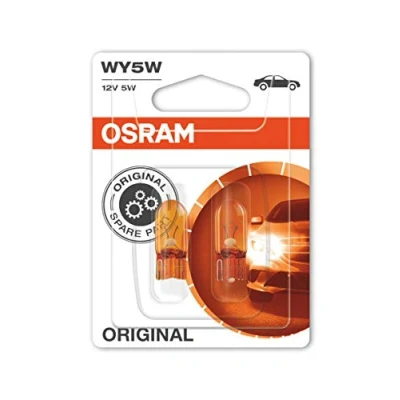 Abbildung von OSRAM ORIGINAL LINE 2827NA 02B Glühlampe, Blinkleuchte 12 5 WY5W MERCEDES BENZ: C Klasse Limousine, SLK, V Klasse, FORD: FIESTA 6, FOCUS 3 Turnier