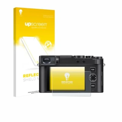 Abbildung von upscreen Entspiegelungs Schutzfolie für Leica D Lux 8 Displayschutz Folie Matt [Anti Reflex, Anti Fingerprint]