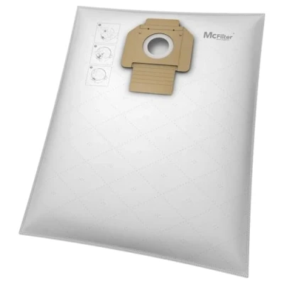 Abbildung von McFilter 10 Staubsaugerbeutel Vlies geeignet für Bosch Staubsauger GAS20 L AFC GAS15 GAS1200 Professional wie 2605411229 mehrlagiges Microvlies Staubverschluss